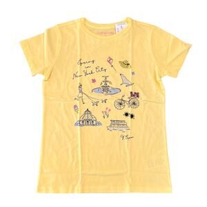 NWT J. Crew Girls' Yellow W/Spring in New York City Graphic Tee